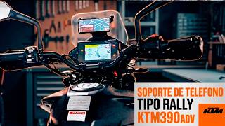 ¡El MEJOR Accesorio para Viajar! 🗺️ Soporte de Teléfono Tipo Rally - KTM 390 Adventure