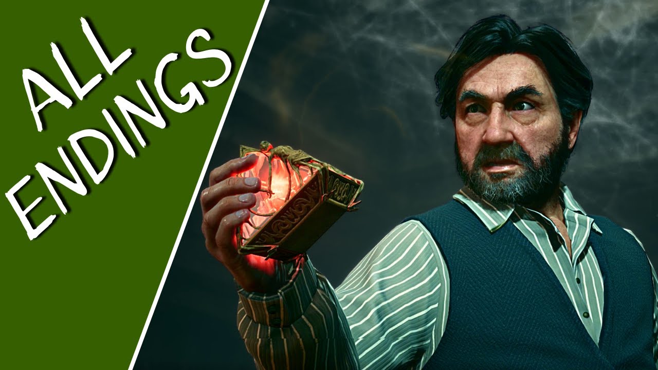 All endings, side quests (Simon, Natty, Poppy) End of the year -  Hogwarts Legacy