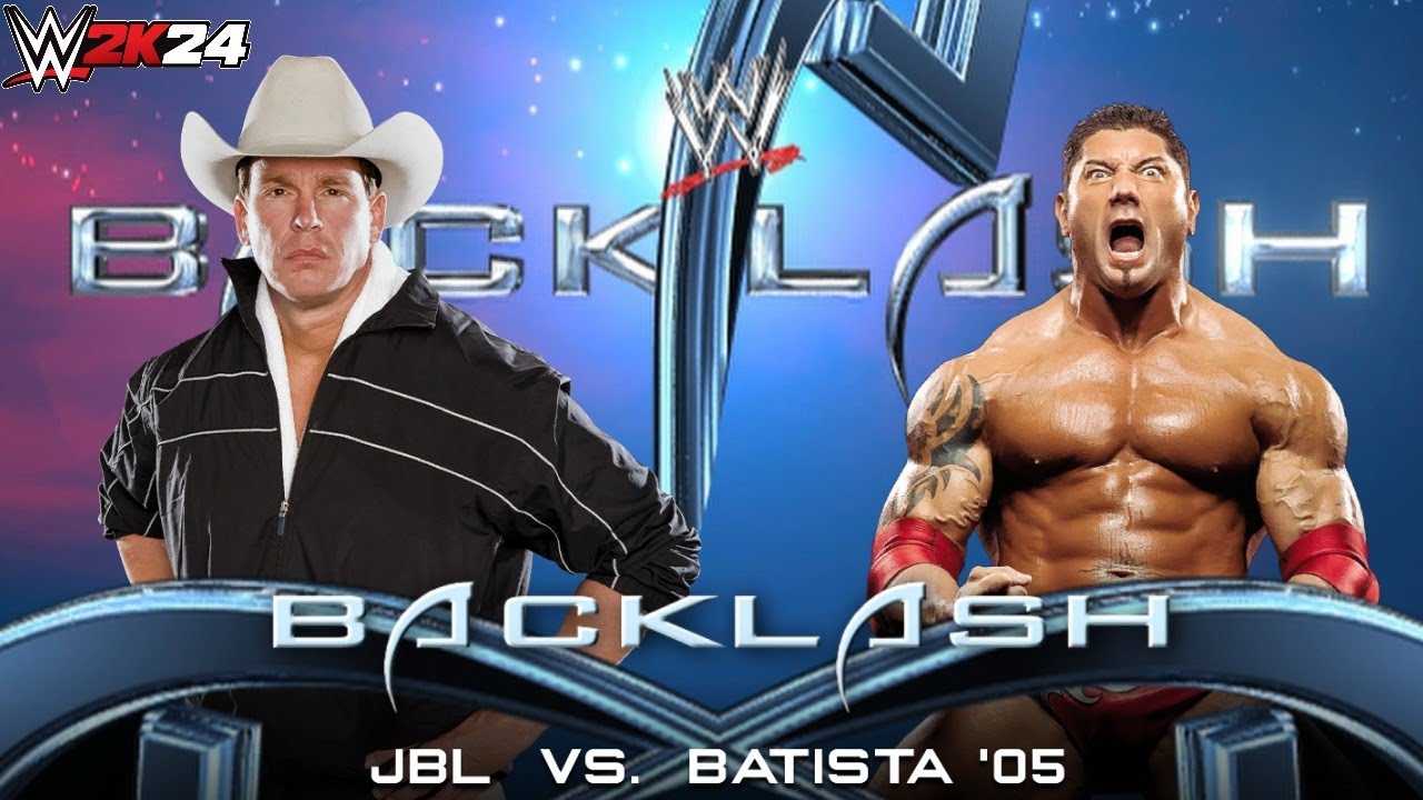 Full Match JBL vs Batista '05 BacklashWWE 2K24 YouTube