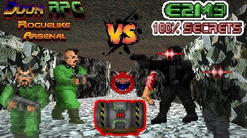 XsidoGamer Vs Dark Marty | DOOM RPG: Roguelike Arsenal Mapa E2M9 (100% Secretos) (UV)