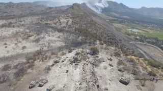 Drone footage shows huge Cape fire damage