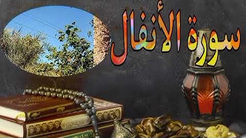 سورة الأنفال كاملة برواية حفص عن عاصم