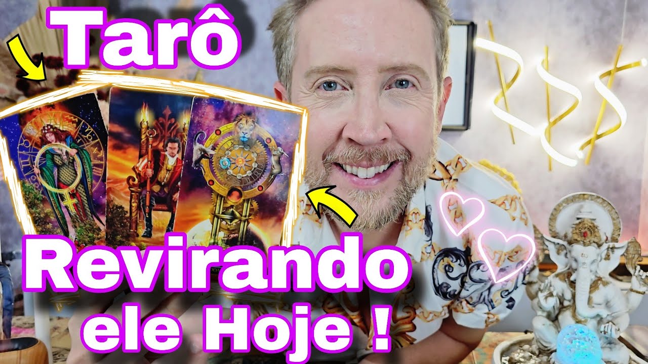 REVIRANDO ELE HOJE ! TUDÃO SOBRE ELE HOJE EM RELAÇÃO A VOCÊ ! Tarô de hoje,reidooraculohoje,bubataro