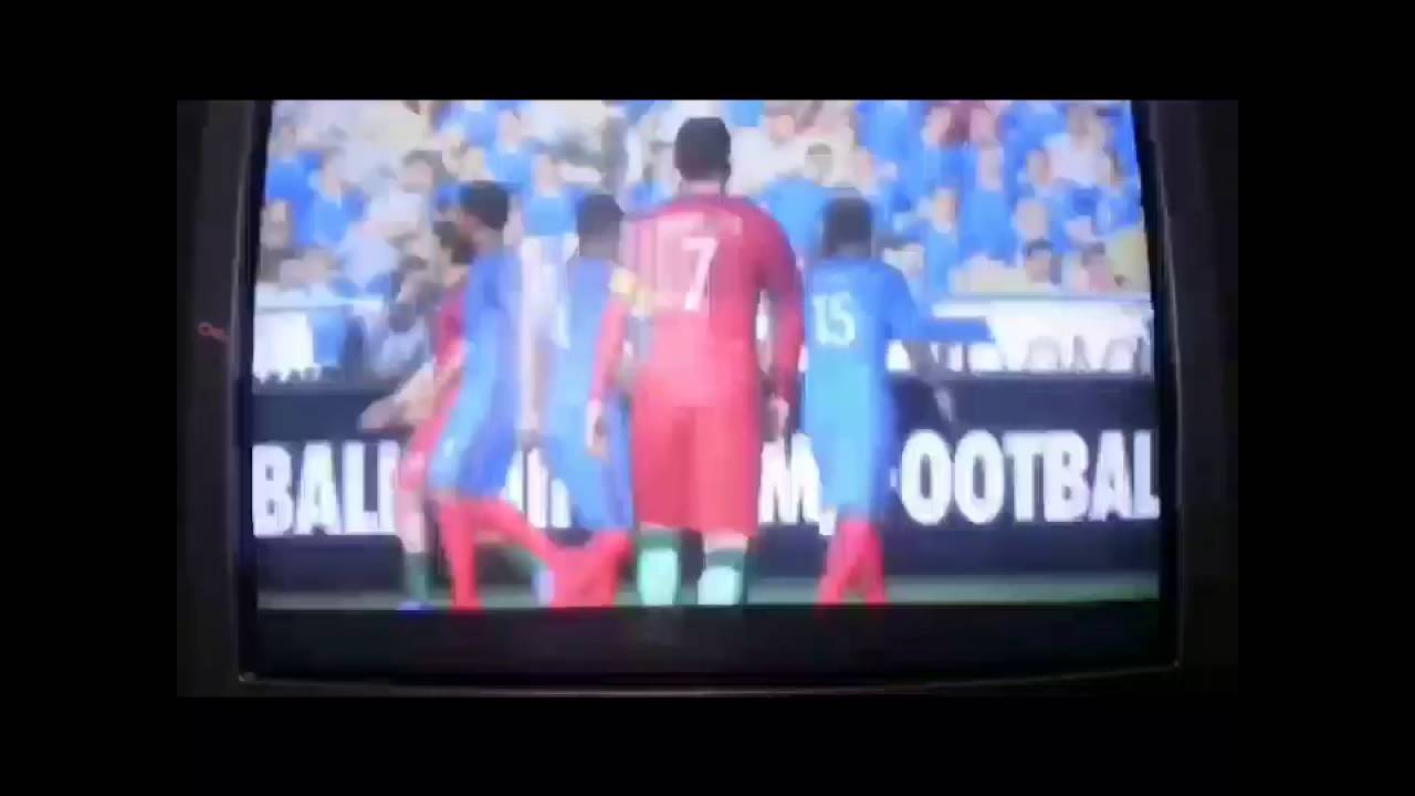 Euro 2016 final goal prediction | Portugal vs France | PES 16