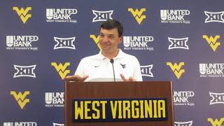 West Virginia Mountaineers Football: Neal Brown 9/3 Part 1