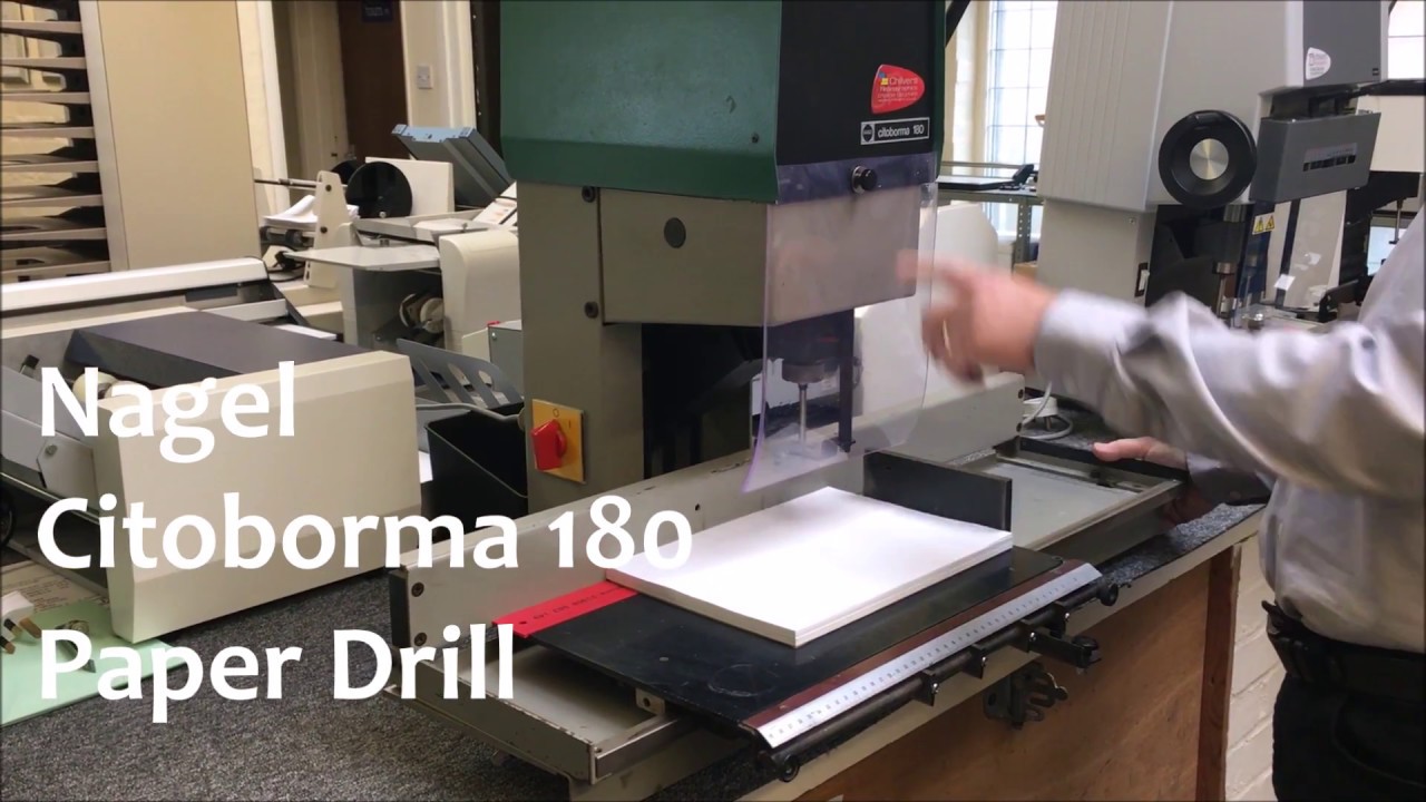 Nagel Citoborma 180 Paper Drill YouTube