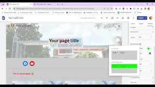 Change Navigation Menu Colour in Sites (Google Sites)