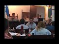 30/10/2017. Chascomus, Concejo Deliberante. El Dr.  Damián Marino expone durante la Banca Abierta