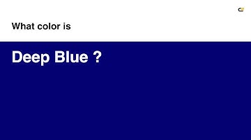 Deep Blue color #040273 hex color - Blue color - Warm color 040273