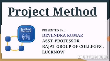 Project Method For All Pedagogy Subject
