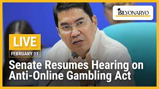 LIVE: Senate resumes hearing on Anti-Online Gambling Act | February 11, 2026