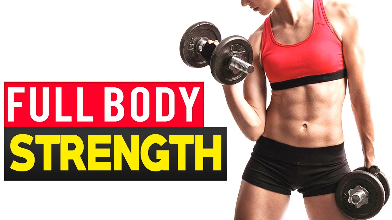 full-body-strength-workout-no-equipment-workout-at-home-women-fitness