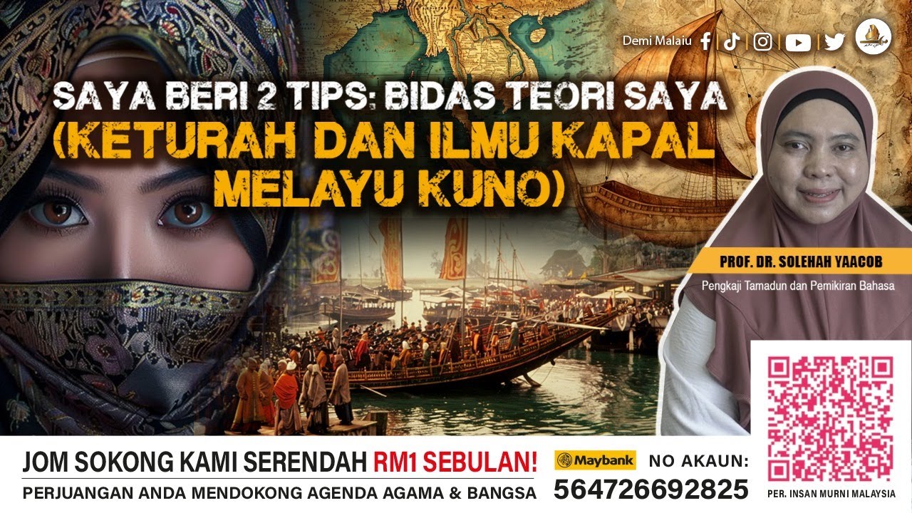 'Keturah Bukan Mitos' & 'Catatan Ilmu Laut Melayu Kuno Berlayar' - Prof. Solehah Yaacob