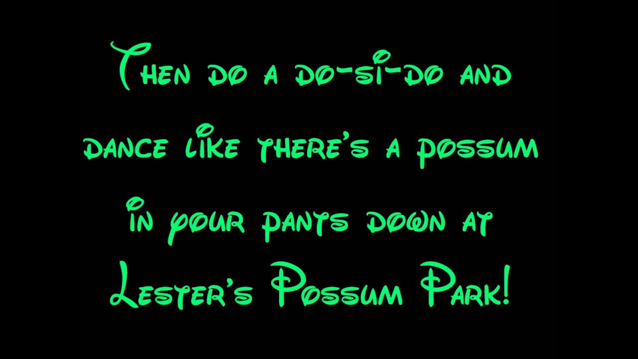 Lester's Possum Park - A Goofy Movie Lyrics HD Lester's Possum Park - A Goofy Movie Lyrics HD