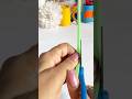 A Moving Caterpillar Made From Straws  🐛 #diy #easy #kidscrafts #ytshorts #viral