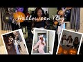 HALLOWEEN WEEKEND 👻 VLOG | scary movie night, birthday hangout &amp;pumkin carving / costume party 🎃