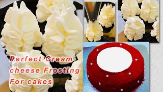 Baking class part8 -how to make perfect cream cheese frosting/ malayalam / red velvet cake decorate