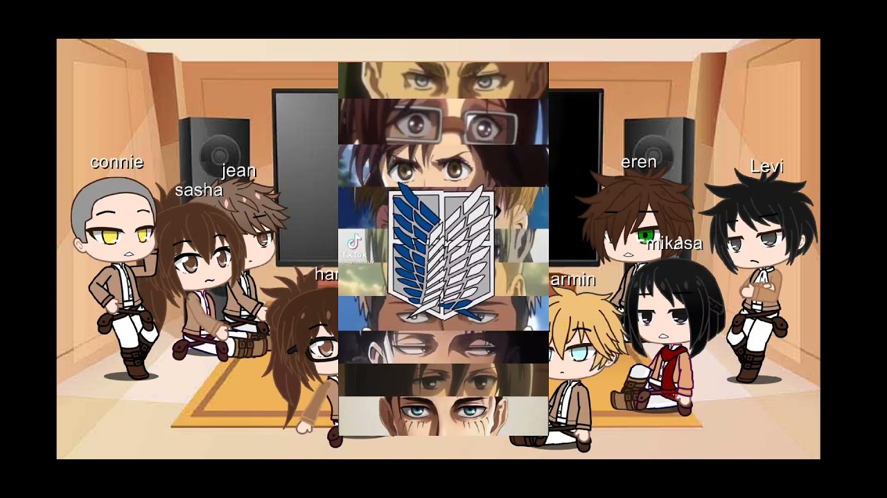 past aot reacts to future - YouTube