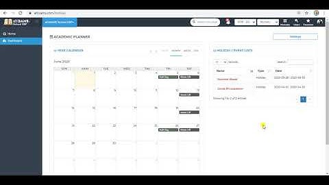 Academic planning module in afriSAMS School ERP