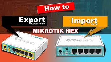 Mikrotik Export & Import Script Tutorial. (TagaVis)🤣