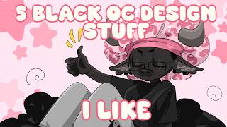 5 black character design stuff i want to see more!