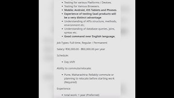 QA Tester Manual#fresher #experienced #getemployed #youtubeshorts #qajobs #manualtestingjobs