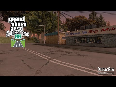 Обзор Модов GTA San Andreas #831 – Ремастеред дорог из GTA 3