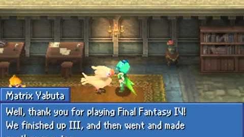 Final fantasy 4 DS part 26 Developers Room