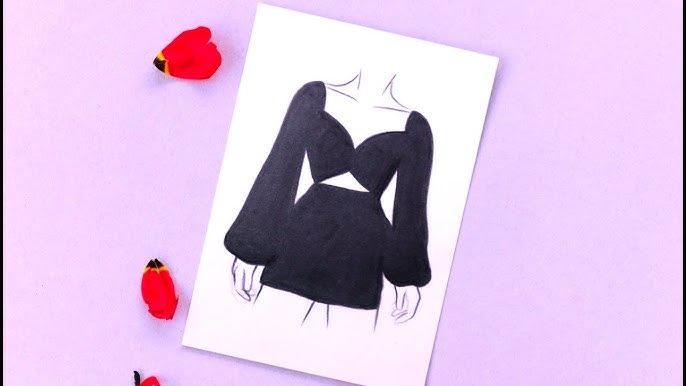 Casual Fashion Dress Drawing: Master the Art of Chic Sketching