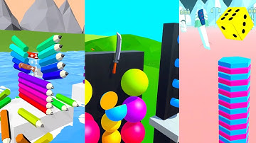 Slice It | Slice All | Slicer Knife - All Levels Gameplay Android, iOS