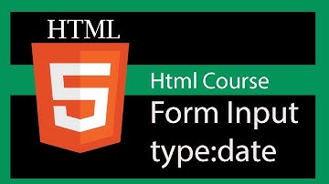 HTML 5 tutorial -  form input type "date"