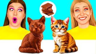 видео: Челлендж. Шоколадная Еда vs Настоящая еда | Кто Победит в Кулинарной Битве 4Teen Challenge картинка: Челлендж. Шоколадная Еда vs Настоящая еда | Кто Победит в Кулинарной Битве 4Teen Challenge