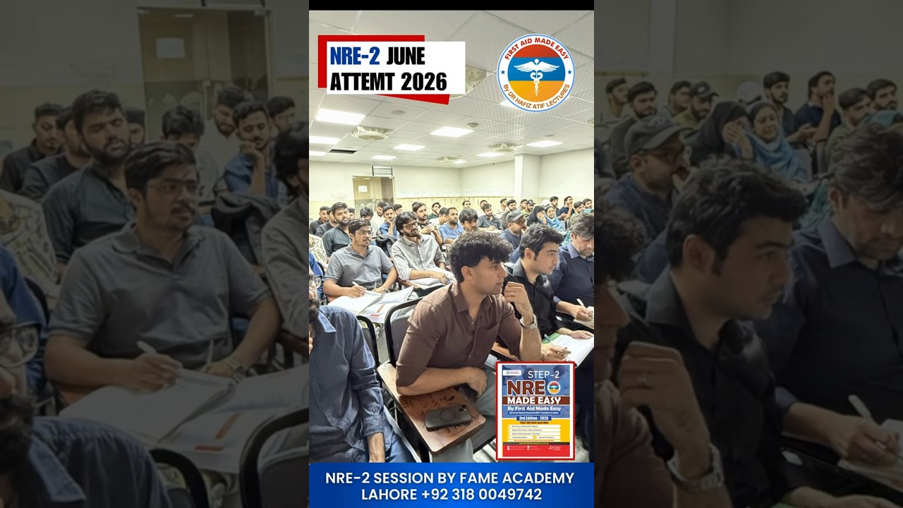 🚨 NRE-2 June 2026 Session by First Aid Made Easy Academy 🚨