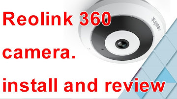 Reolink 360 POE IP camera, 2 way audio with AI for human detection