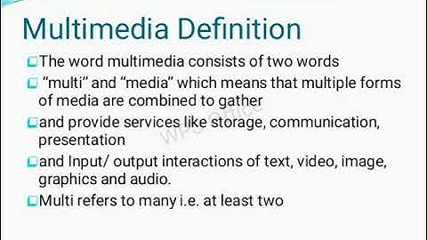12th Computer Application / Components of Multimedia Short Notes