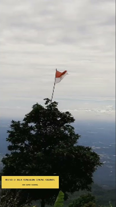 Wooowww Indahnya suasana Pagi hari di puncak Gunung Karang Pandeglang