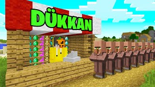 Yeni Minecraft Şehrimizde Dükkan Açtım!