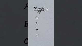 Square Root Math#maths#square#simplify#easymaths