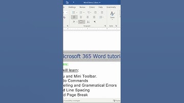 Microsoft 365 Word Customize Border #shorts