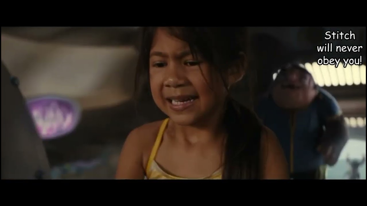 poor stitch he is so kind ...... this scene so good