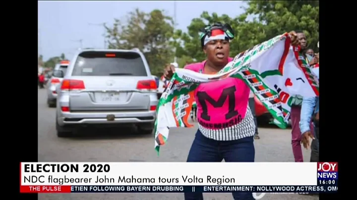 Election 2020: NDC flagbearer John Mahama tours Volta Region - The Pulse on JoyNews (18-8-20)
