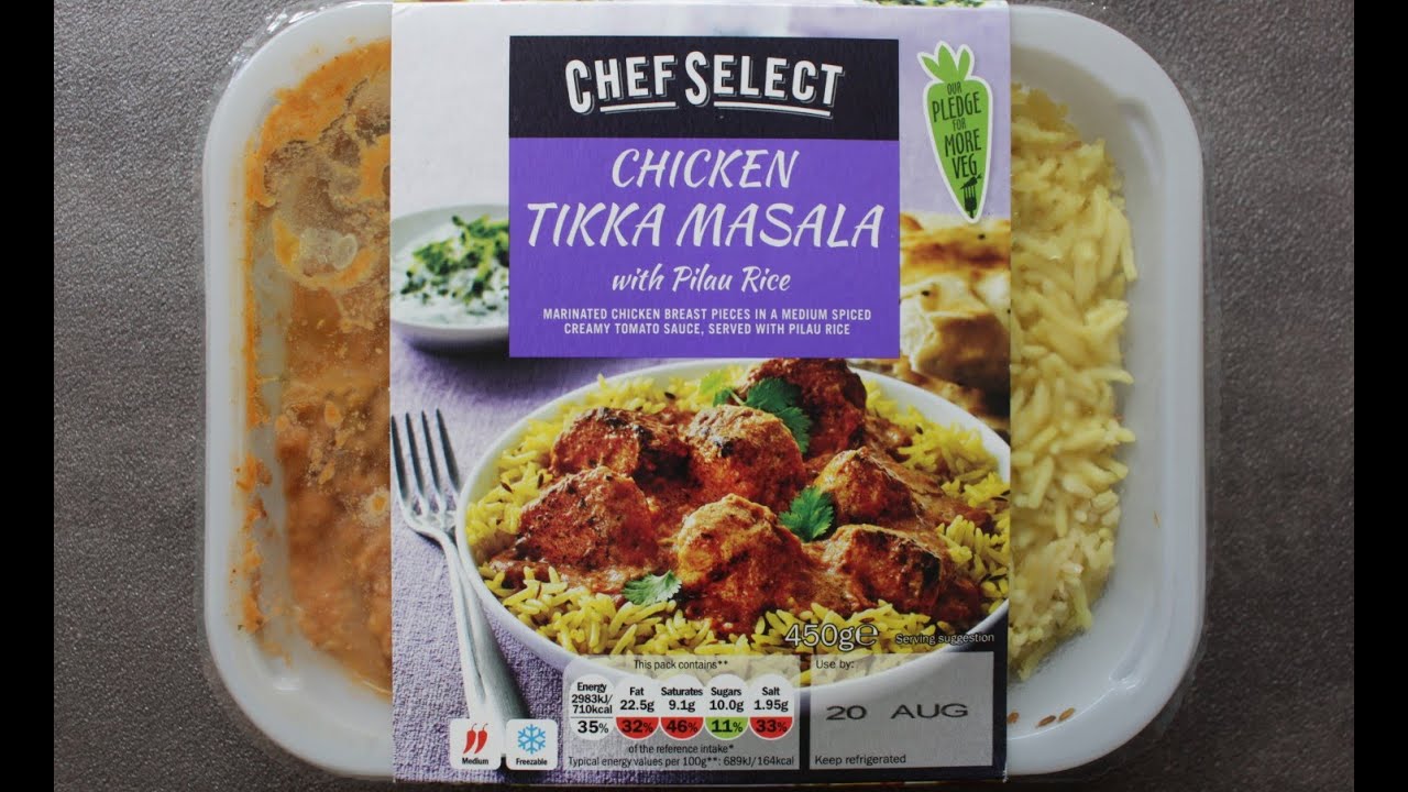 Chef Select CHICKEN TIKKA MASALA Taste Test Review - YouTube