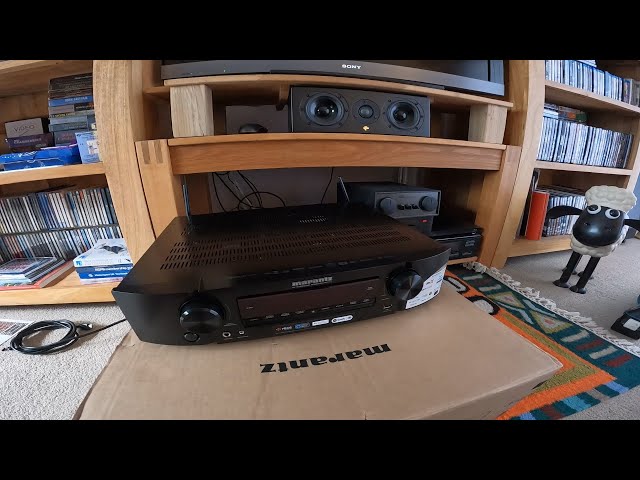 Marantz NR1711 surround sound receiver - unboxing, complete