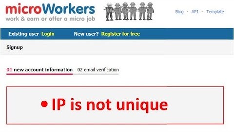 IP is not unique | Microworkers IP is not unique problem solve | Microworkers IP problem solve