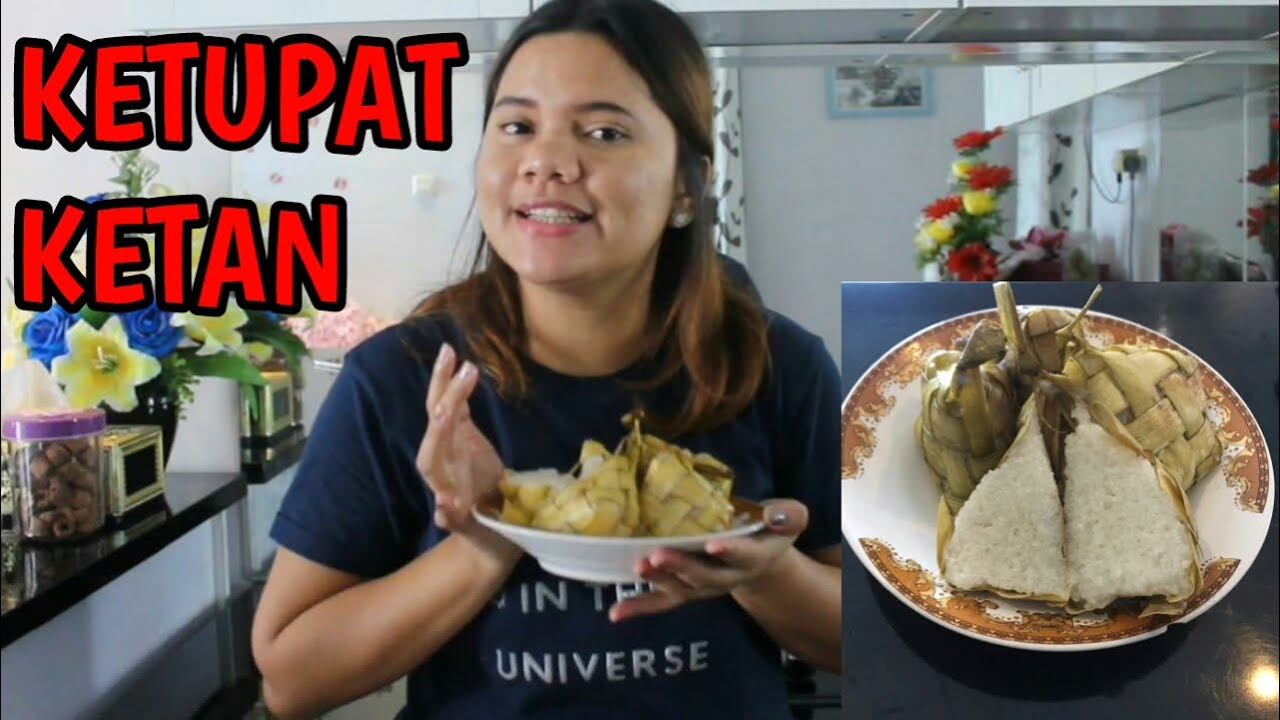 CARA MEMBUAT KETUPAT KETAN || MASAK-MASAK - YouTube