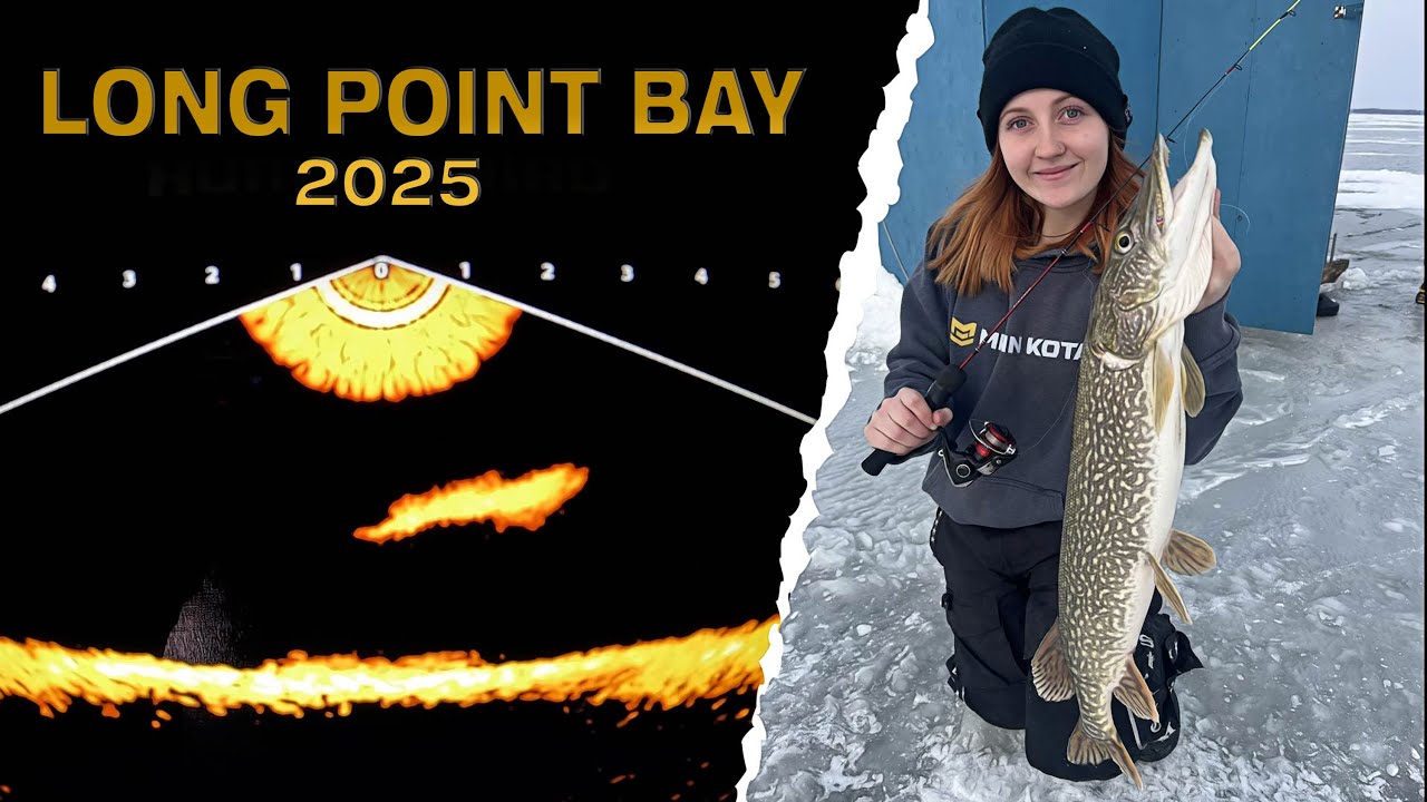 Ice fishing Lake Erie Perch and Pike 2025