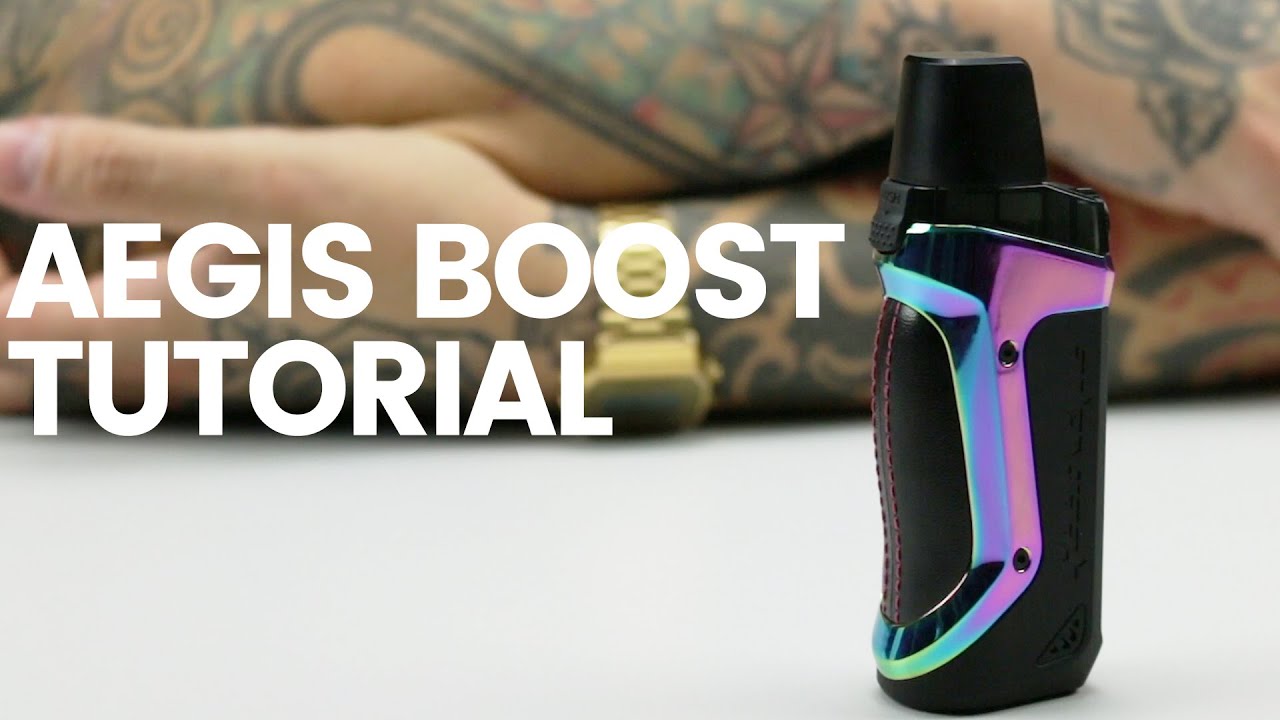 How To Use The Geek Vape Aegis Boost Pod Kit - Tutorial - YouTube