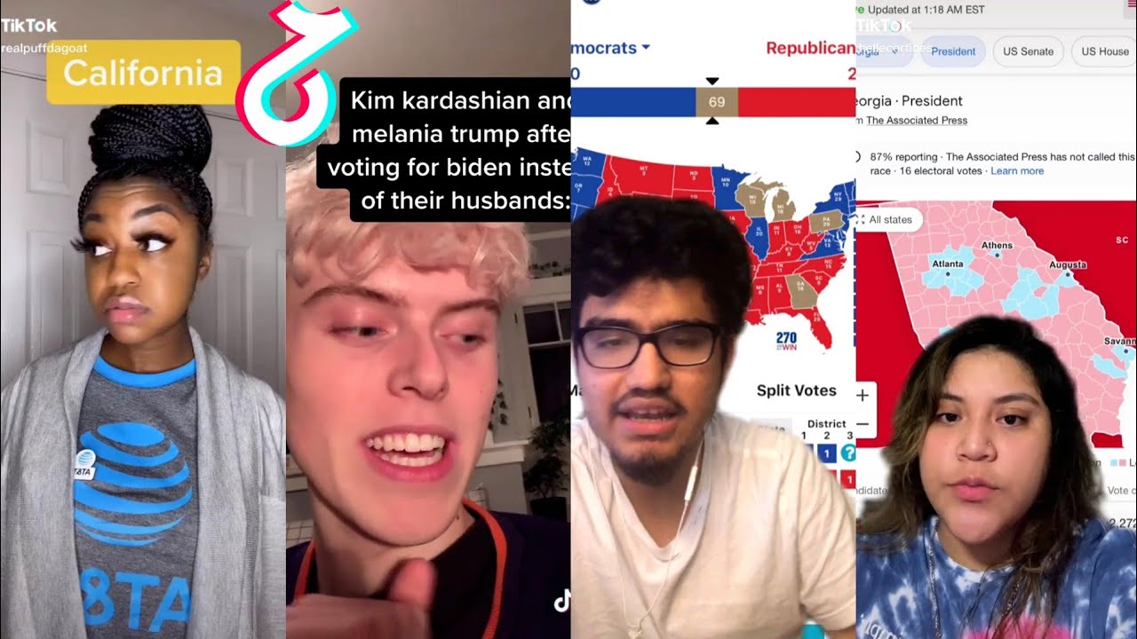 2020 Election - TIKTOK REACTION COMPILATION