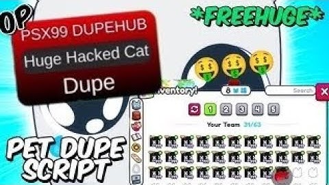 ✨Pet Simulator 99 Script [PetDupe] *Op* New Update 🤑