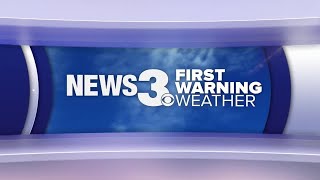 First Warning Forecast: Much cooler today, Several rain chances ahead